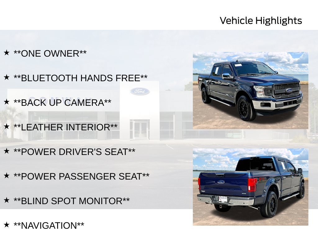 Certified 2019 Ford F150 Lariat w/ Equipment Group 502A Luxury AWD/4WD image 6