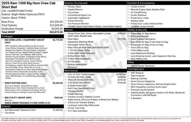 Used 2025 RAM 1500 Big Horn AWD/4WD image 35