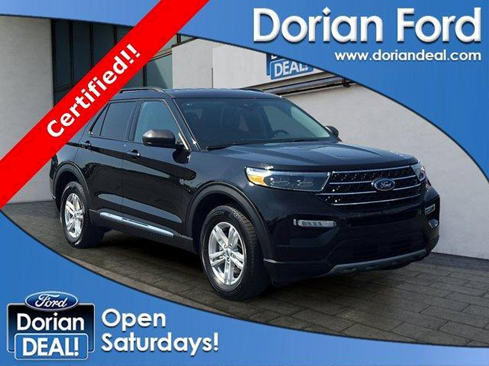 Certified 2023 Ford Explorer XLT w/ Equipment Group 202A