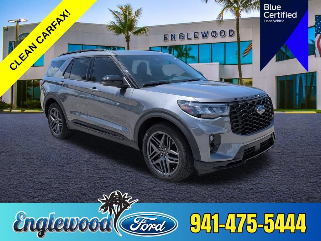 Certified 2025 Ford Explorer ST w/ Sun And Sound Package RWD image 1