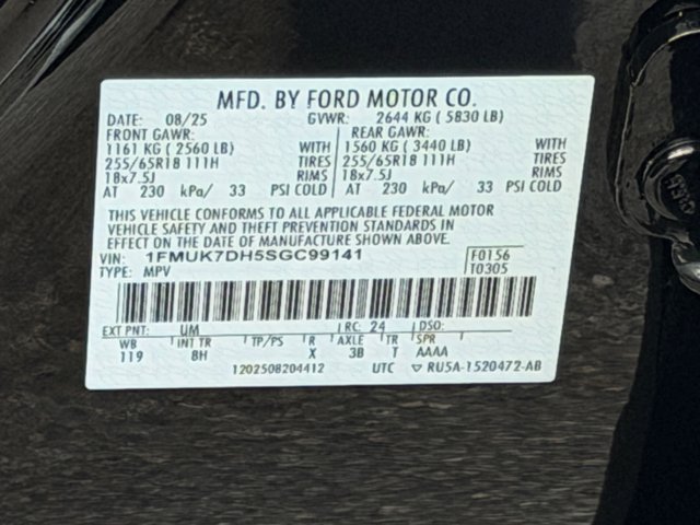 Certified 2025 Ford Explorer Active RWD image 27
