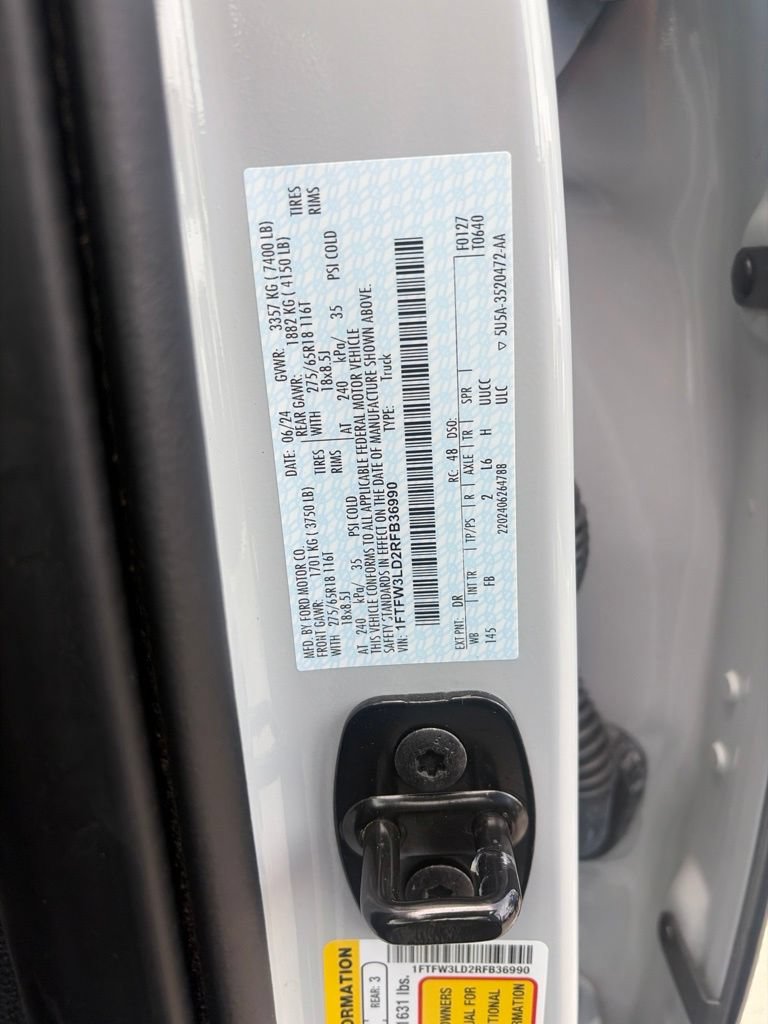 Certified 2024 Ford F150 XLT w/ Equipment Group 302A MID AWD/4WD image 16