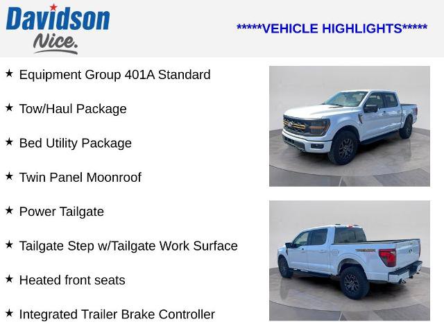 Certified 2025 Ford F150 Tremor w/ Bed Utility Package AWD/4WD image 4
