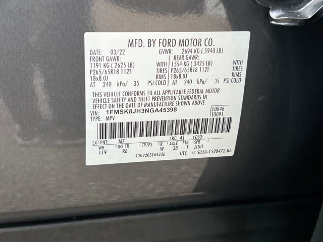 Certified 2022 Ford Explorer Timberline AWD/4WD image 27