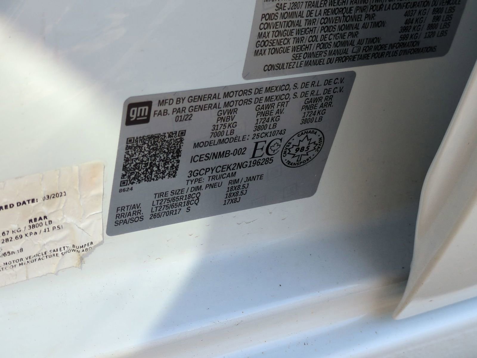 Used 2022 Chevrolet Silverado 1500 Custom Trail Boss w/ Safety Confidence Package image 39