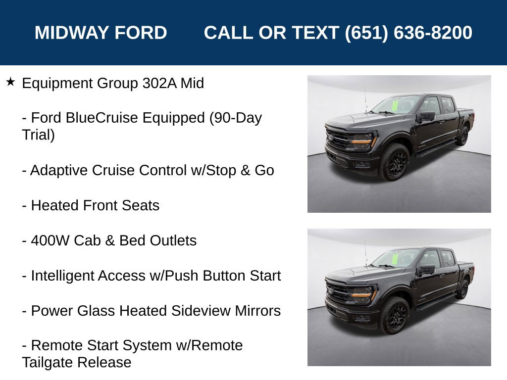 Certified 2024 Ford F150 XLT w/ Equipment Group 302A MID AWD/4WD image 11
