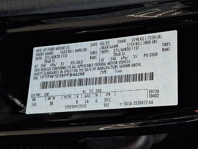 Certified 2023 Ford F150 Lariat w/ Equipment Group 502A High AWD/4WD image 29