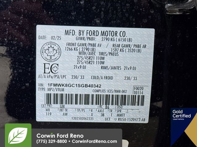 Certified 2025 Ford Explorer ST image 38