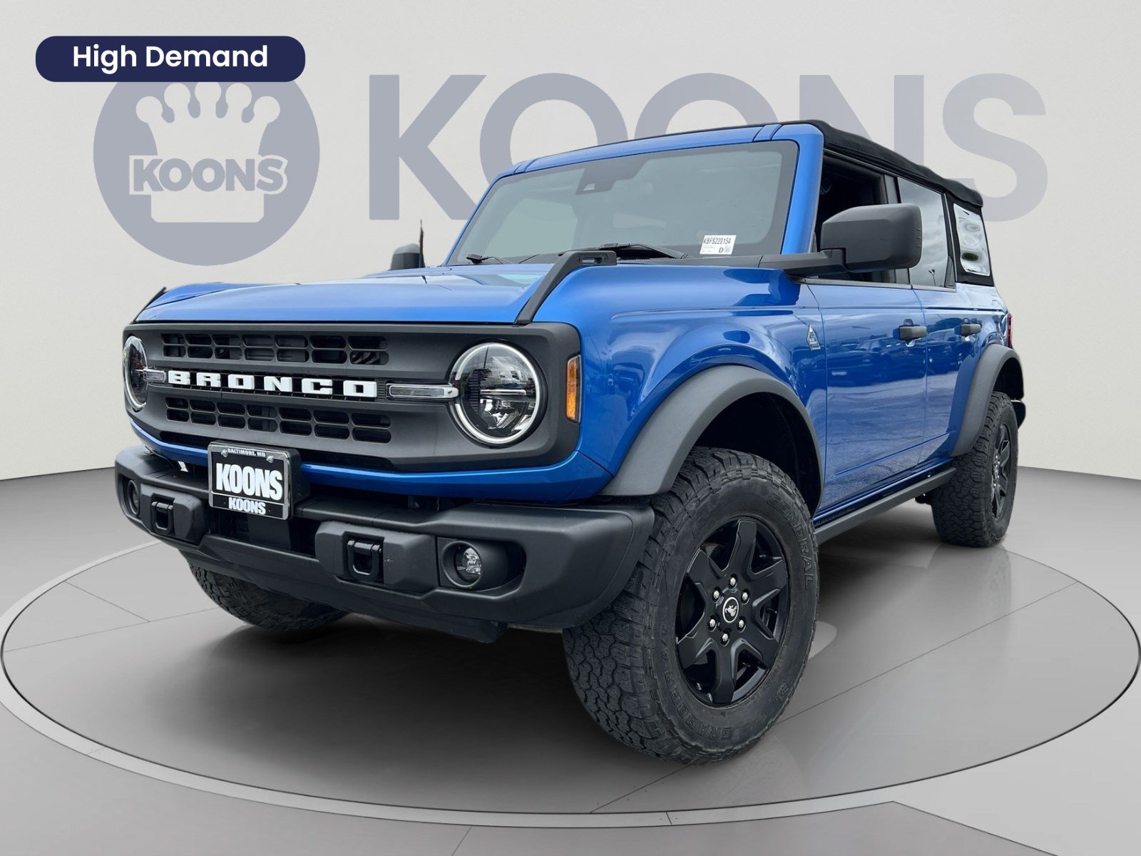 Certified 2022 Ford Bronco Black Diamond