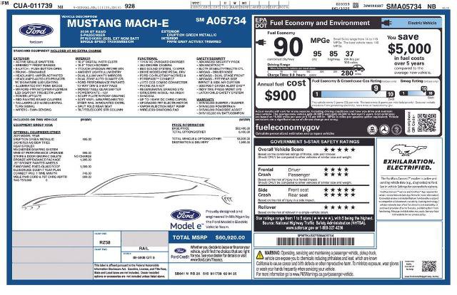 Certified 2025 Ford Mustang Mach-E GT w/ Bronze Appearance Package AWD/4WD image 35