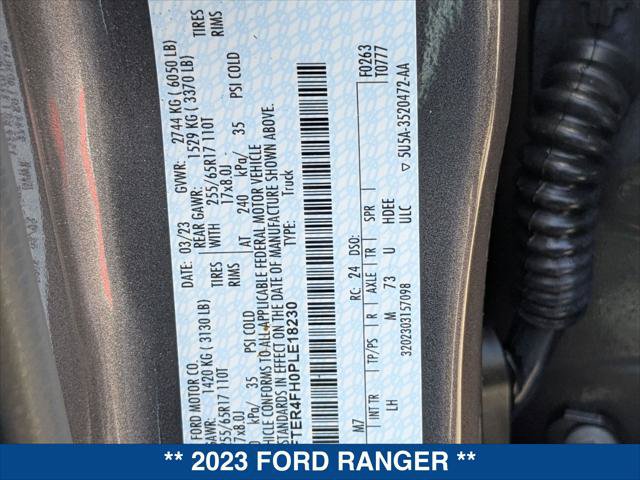 Certified 2023 Ford Ranger XLT w/ Equipment Group 301A Mid AWD/4WD image 24