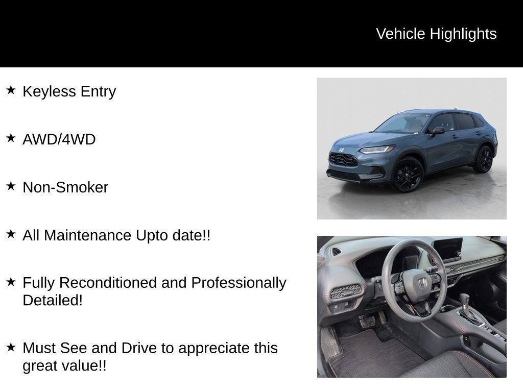 Used 2024 Honda HR-V Sport image 10