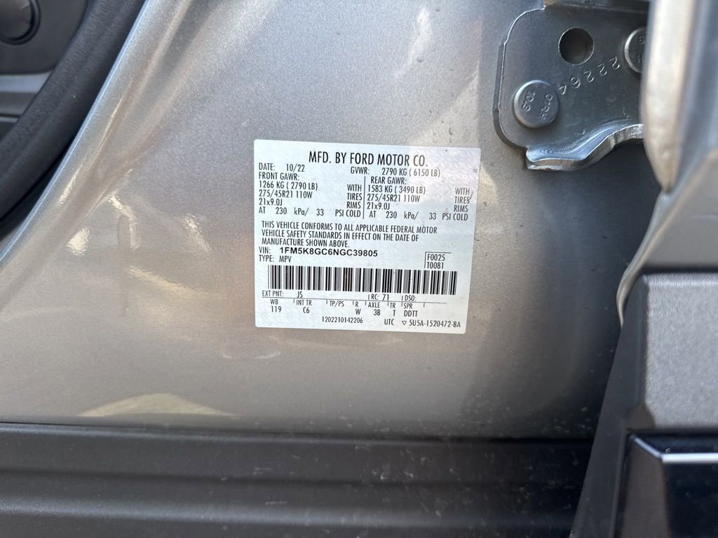 Certified 2022 Ford Explorer ST w/ Equipment Group 401A image 19