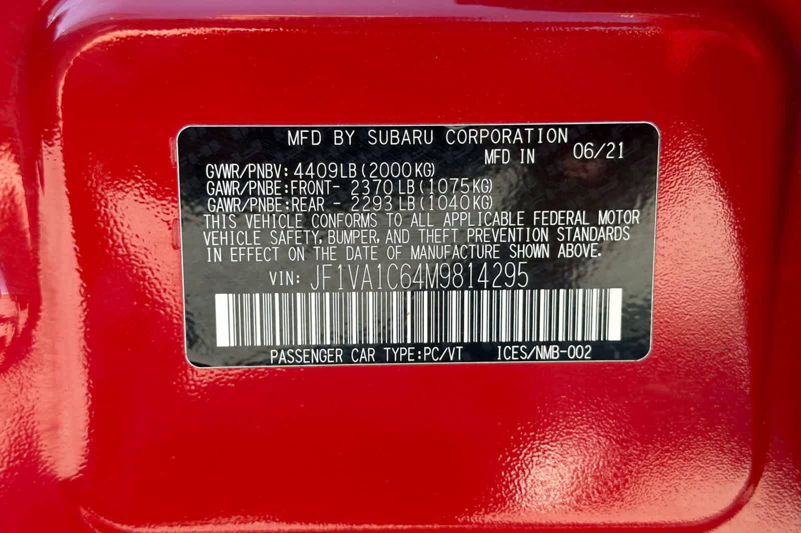 Used 2021 Subaru WRX Premium w/ Popular Package #3 (IZT) AWD/4WD image 28