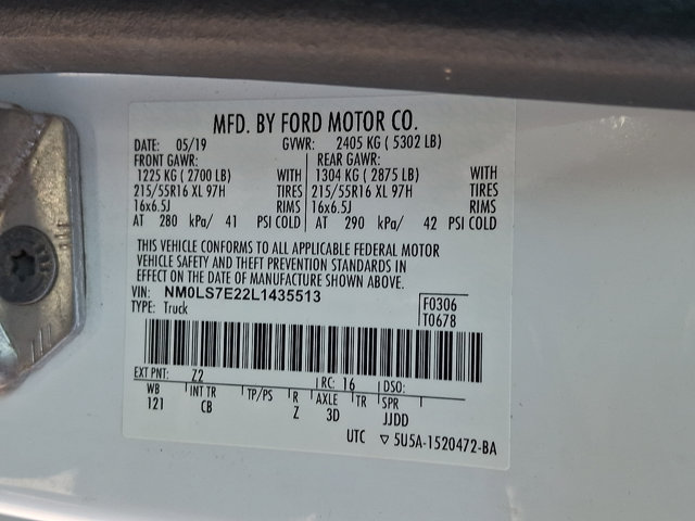 Certified 2020 Ford Transit Connect XL FWD image 26