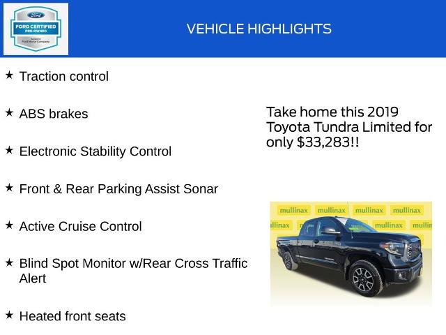 Used 2019 Toyota Tundra Limited w/ Limited Premium Package AWD/4WD image 19
