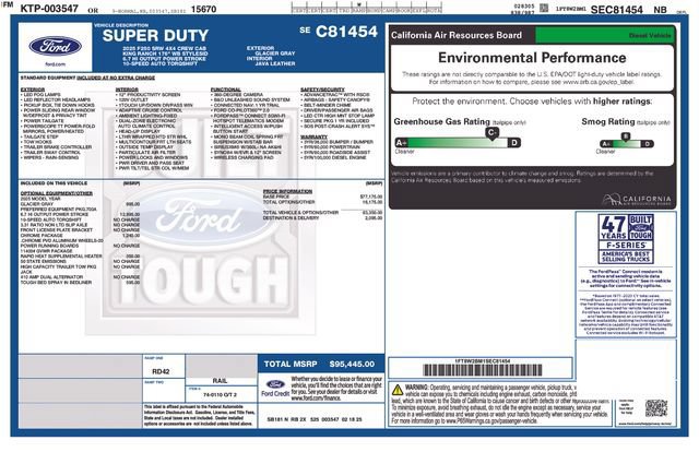 Certified 2025 Ford F250 King Ranch w/ Chrome Package AWD/4WD image 33