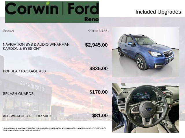 Used 2018 Subaru Forester 2.5i Limited AWD/4WD image 3