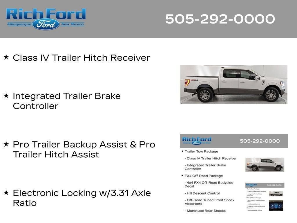 Certified 2023 Ford F150 King Ranch w/ Equipment Group 601A High AWD/4WD image 70