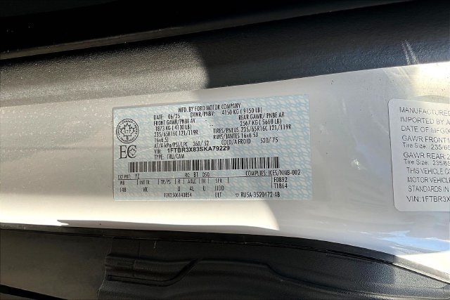 Certified 2025 Ford Transit 250 148 High Roof Extended w/ Load Area Protection Package RWD image 18