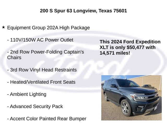 Certified 2024 Ford Expedition XLT RWD image 5