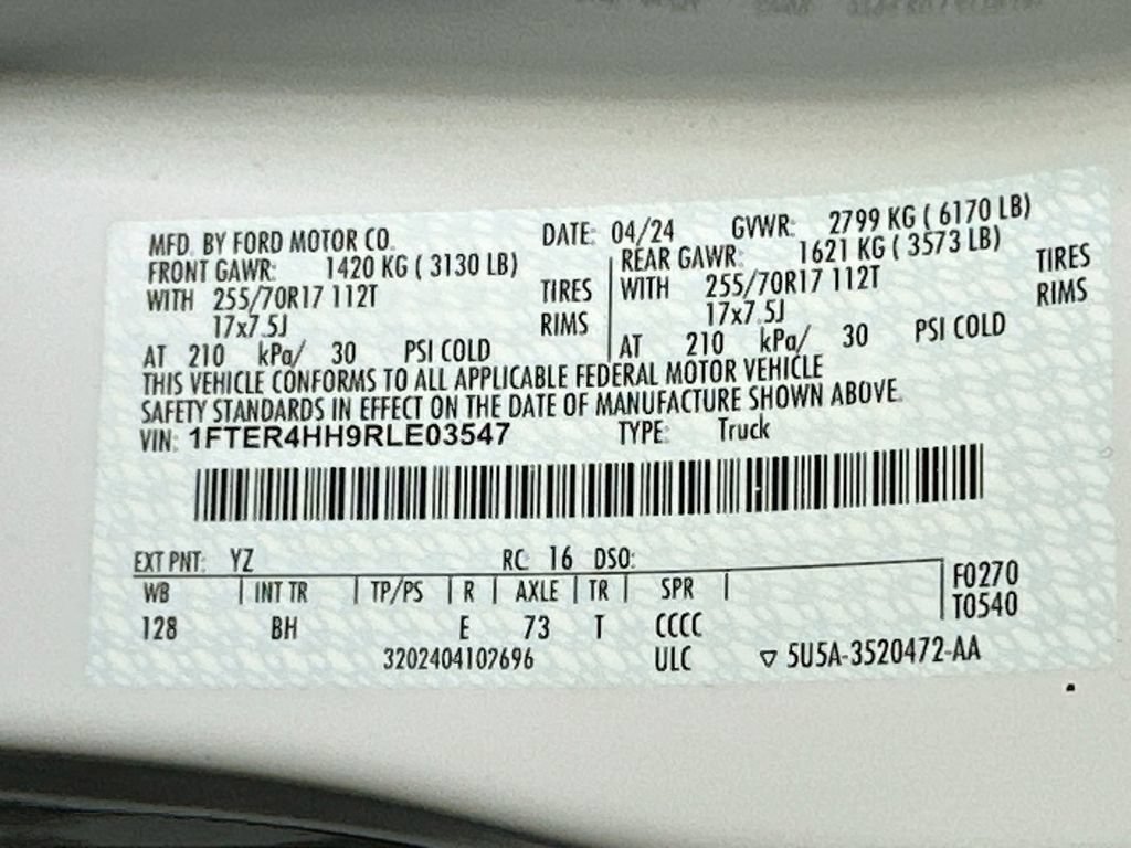 Certified 2024 Ford Ranger XLT w/ Technology Package AWD/4WD image 21