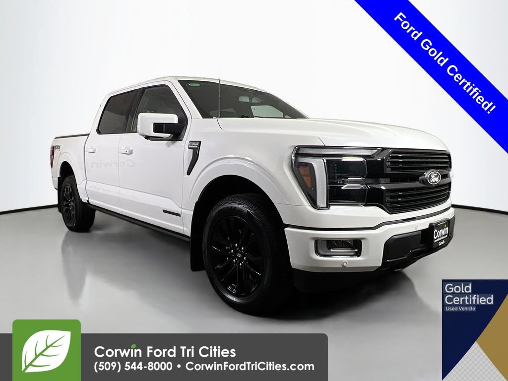 Certified 2025 Ford F150 Platinum w/ FX4 Off-Road Package AWD/4WD 360° Tour