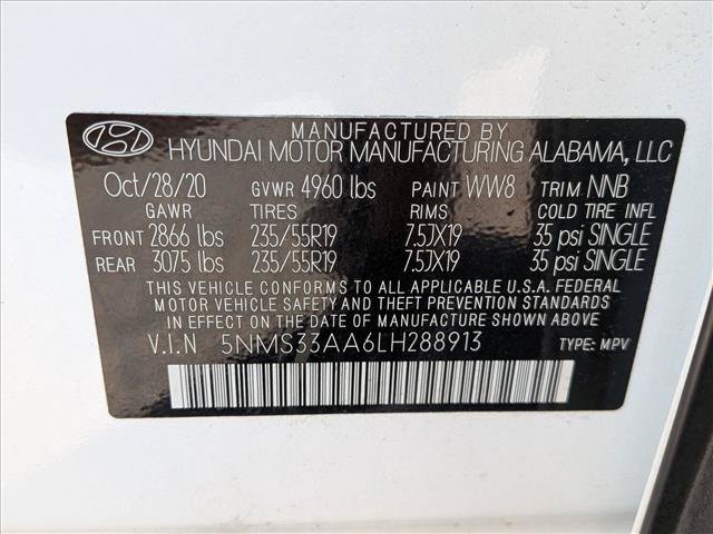 Used 2020 Hyundai Santa Fe SEL FWD image 22