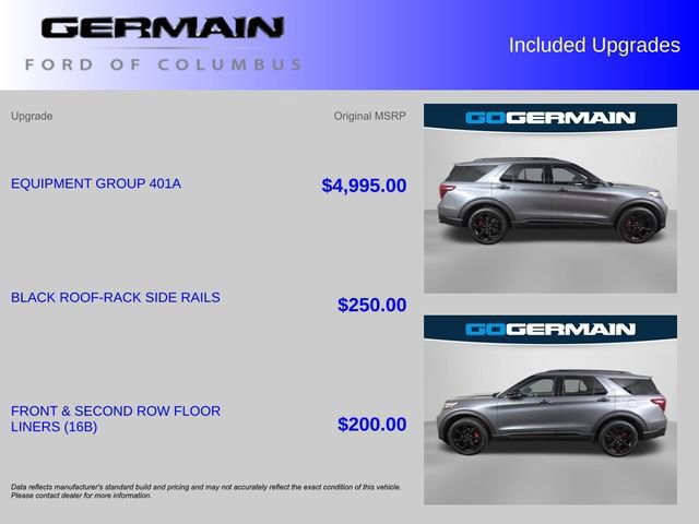 Certified 2022 Ford Explorer ST w/ Equipment Group 401A image 39