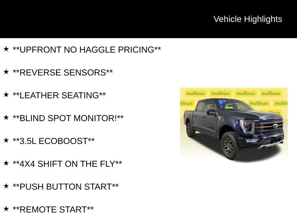 Certified 2023 Ford F150 Tremor w/ Equipment Group 402A High image 12