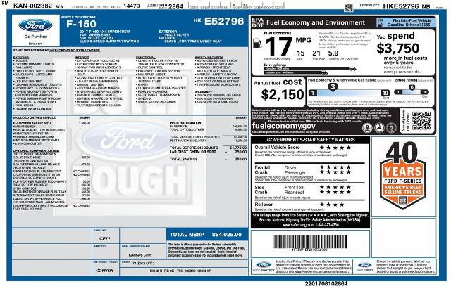 Certified 2017 Ford F150 Lariat AWD/4WD image 13