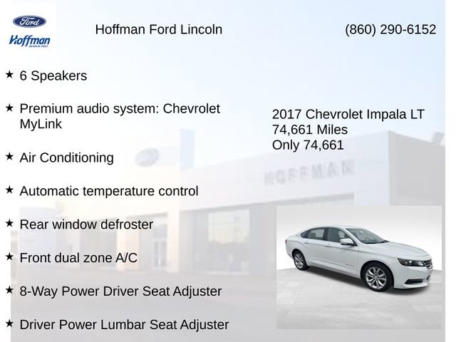Used 2017 Chevrolet Impala LT FWD image 10