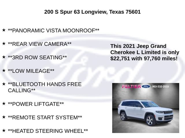 Used 2021 Jeep Grand Cherokee L Limited RWD image 10