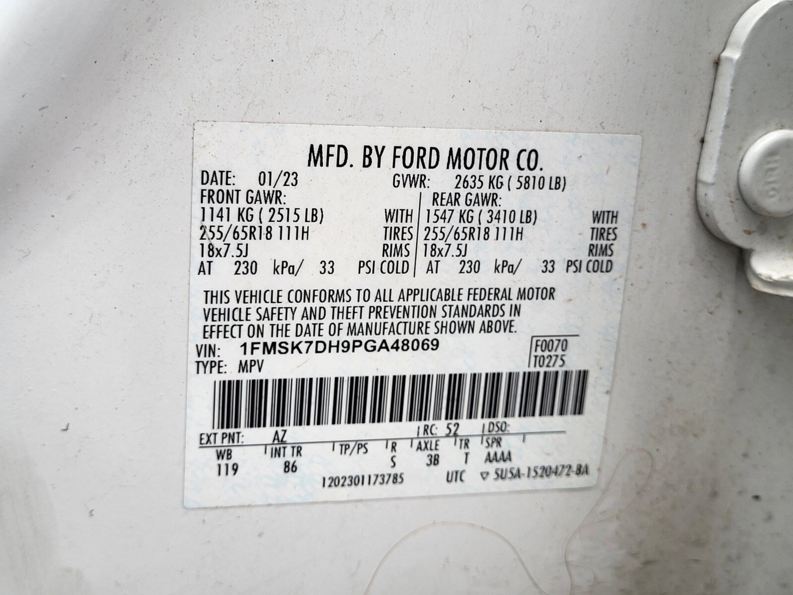 Certified 2023 Ford Explorer XLT RWD image 35