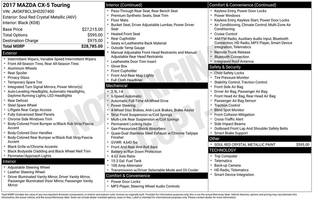 Used 2017 MAZDA CX-5 Touring image 9