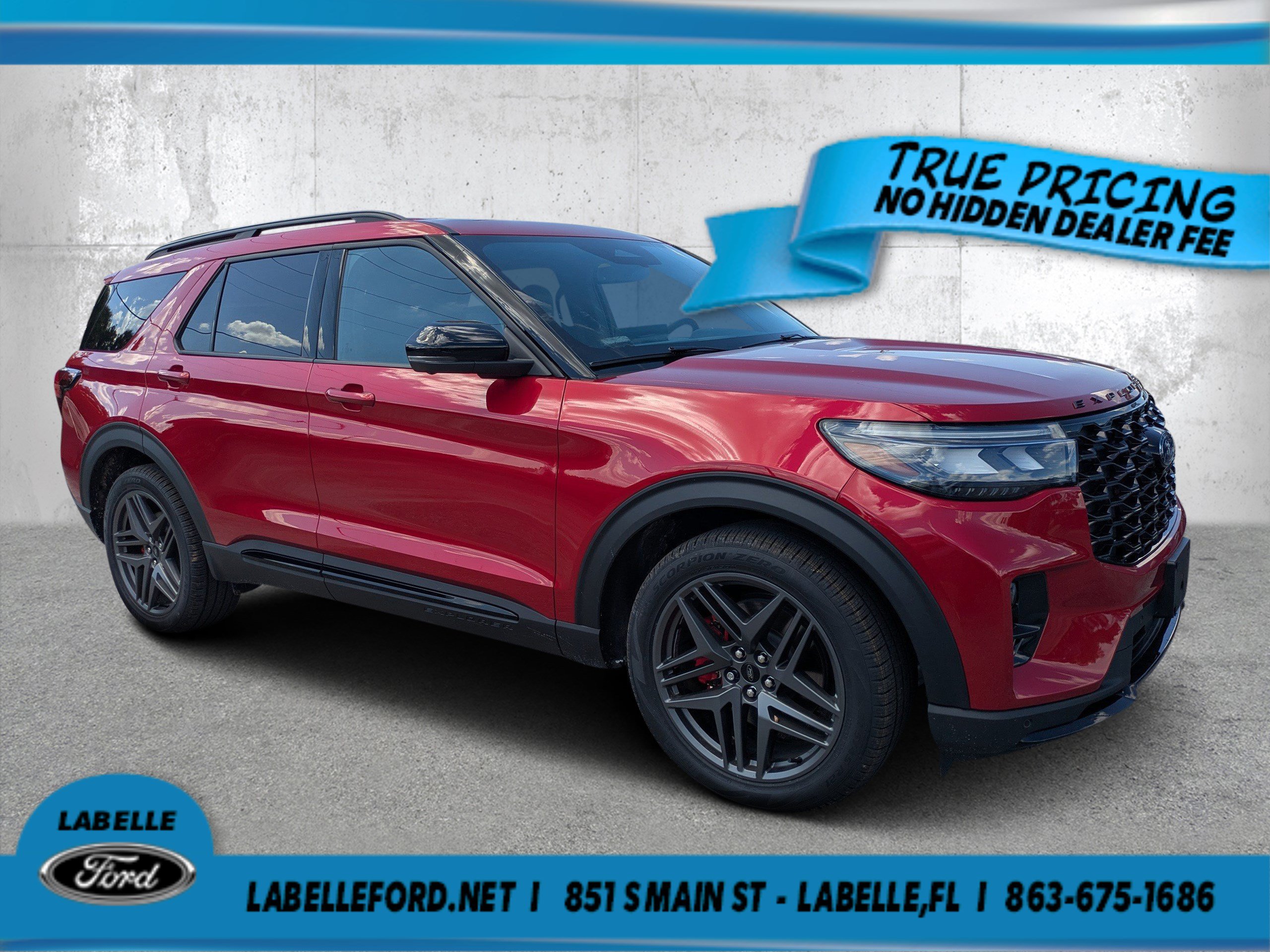 Certified 2026 Ford Explorer ST w/ Sun And Sound Package