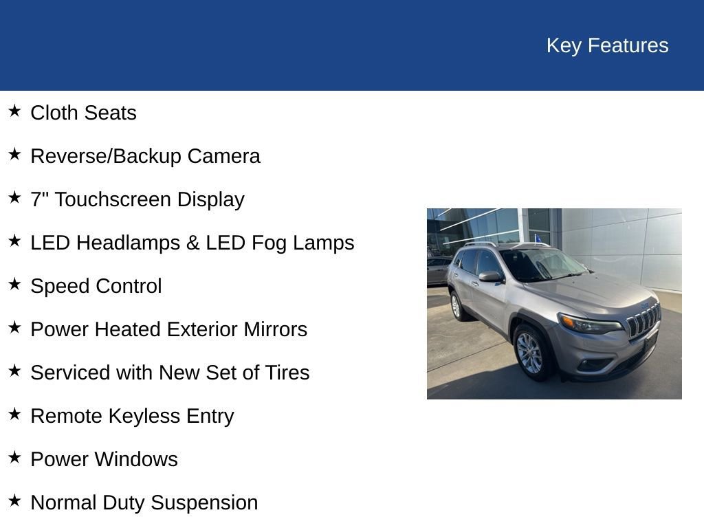 Used 2019 Jeep Cherokee Latitude w/ Popular Appearance Group image 34