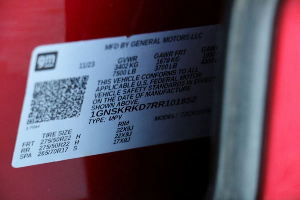 Used 2024 Chevrolet Tahoe RST w/ Luxury Package image 43