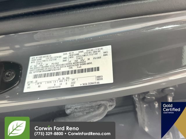 Certified 2021 Ford F150 Raptor w/ Equipment Group 801A High AWD/4WD image 36
