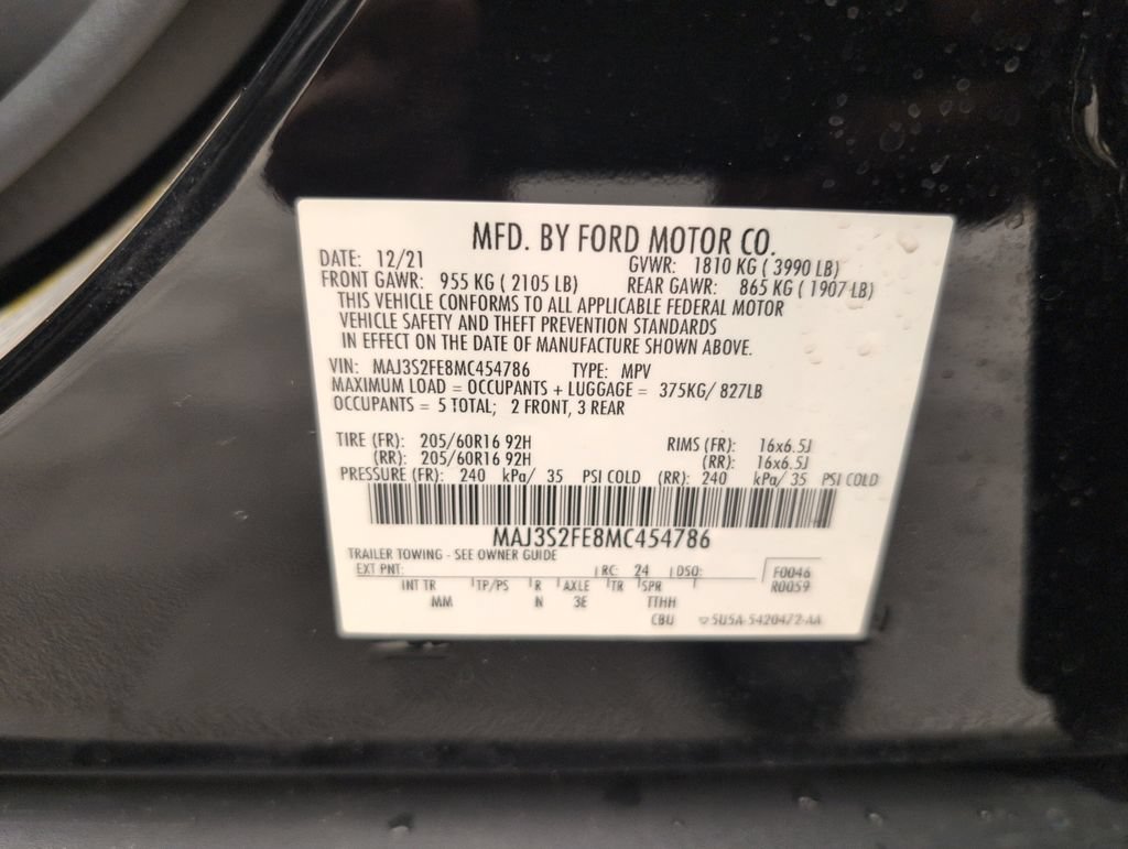 Certified 2021 Ford EcoSport S FWD image 36