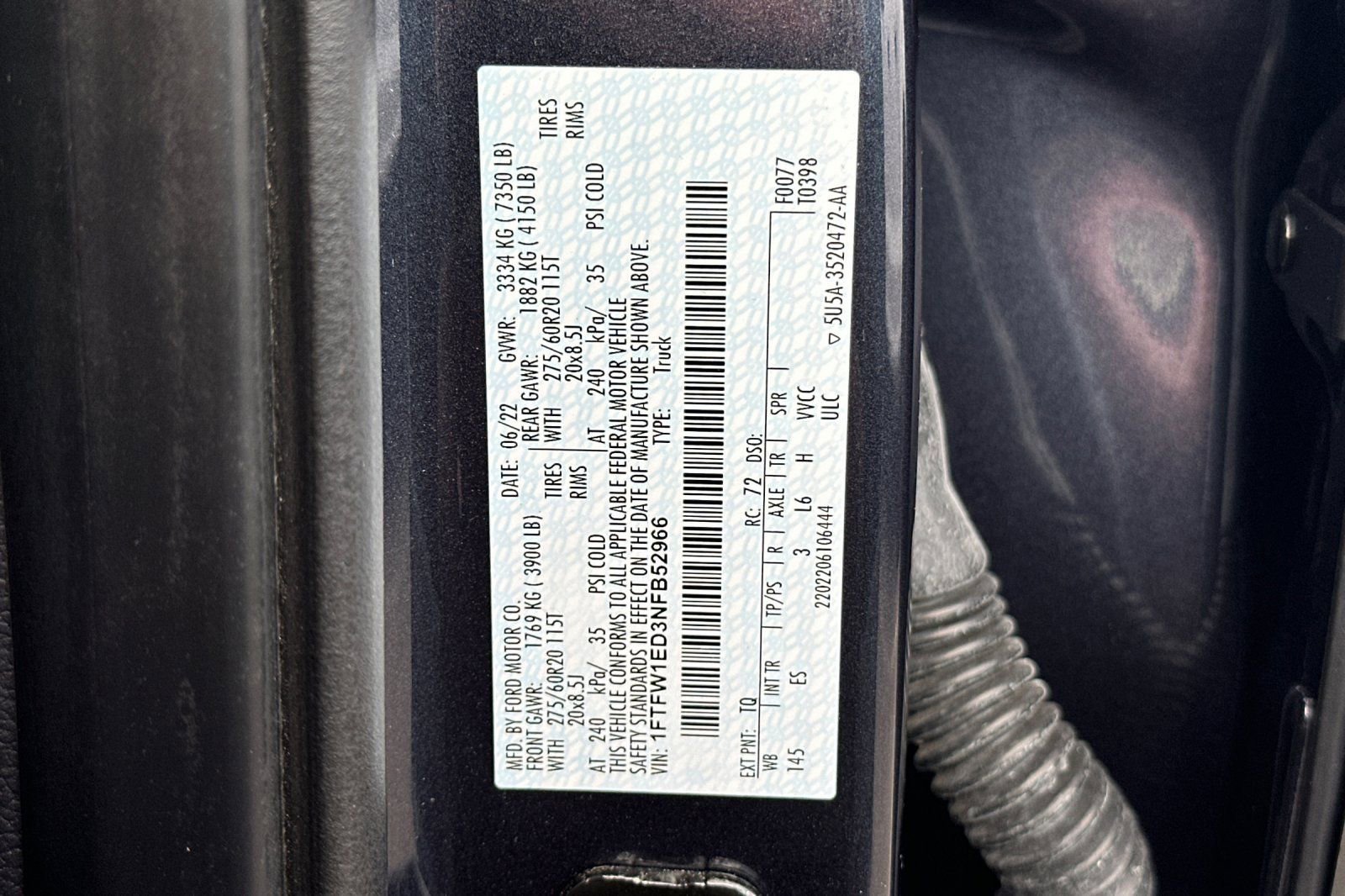 Certified 2022 Ford F150 Lariat w/ Max Trailer Tow Package image 29