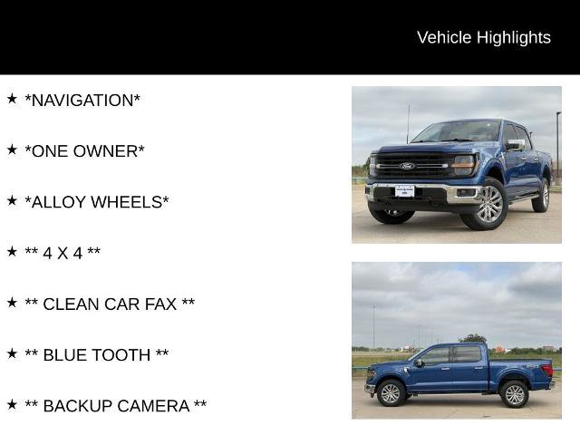 Certified 2024 Ford F150 XLT w/ Equipment Group 302A MID AWD/4WD image 4