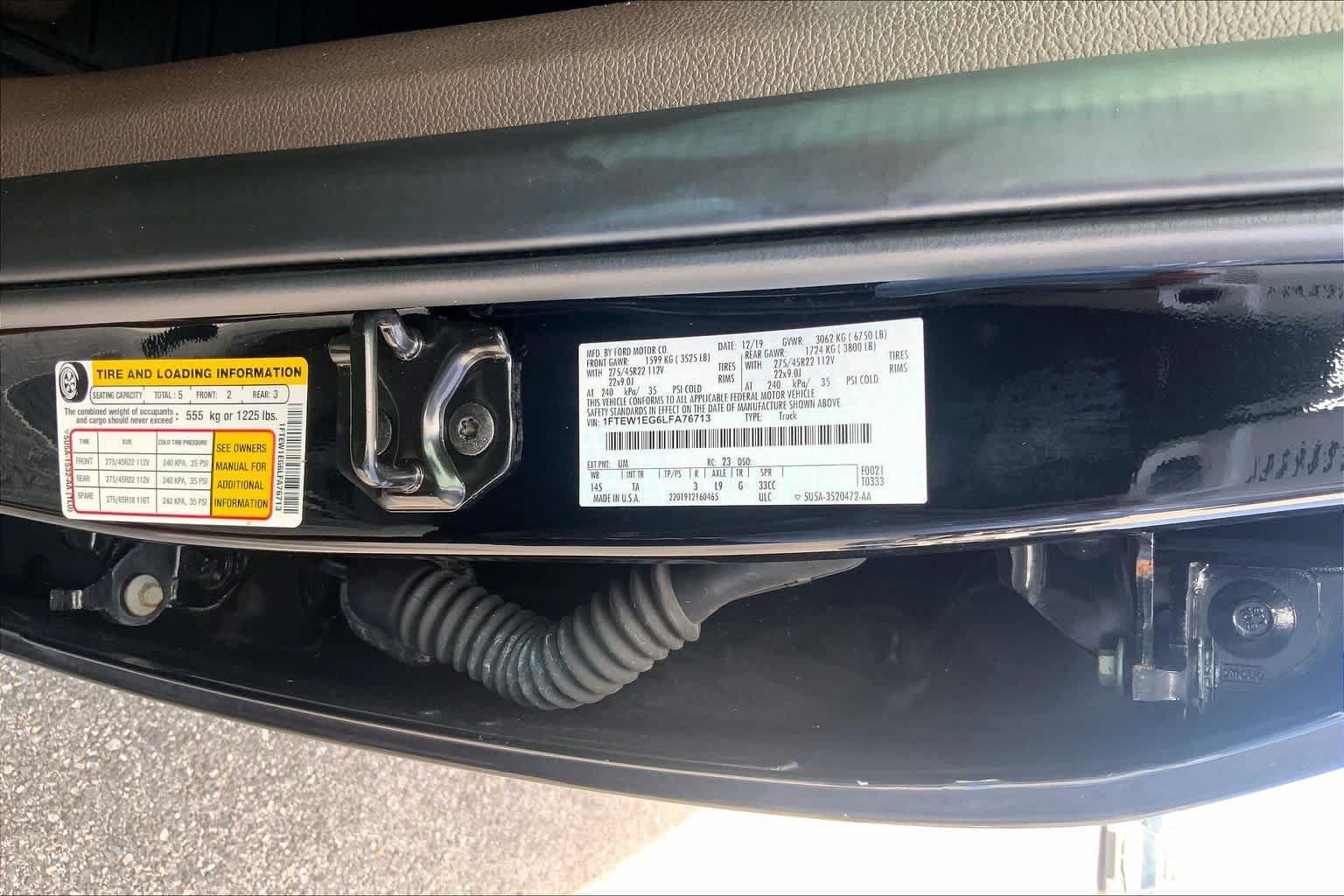 Certified 2020 Ford F150 Limited w/ Trailer Tow Package AWD/4WD image 31