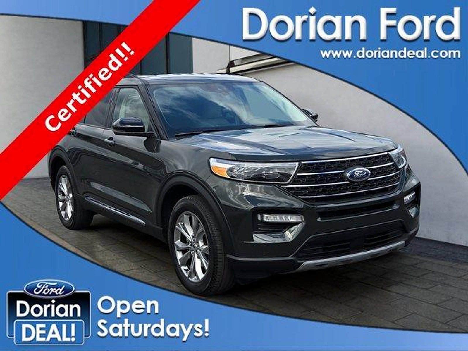 Certified 2024 Ford Explorer XLT w/ Equipment Group 202A AWD/4WD image 1