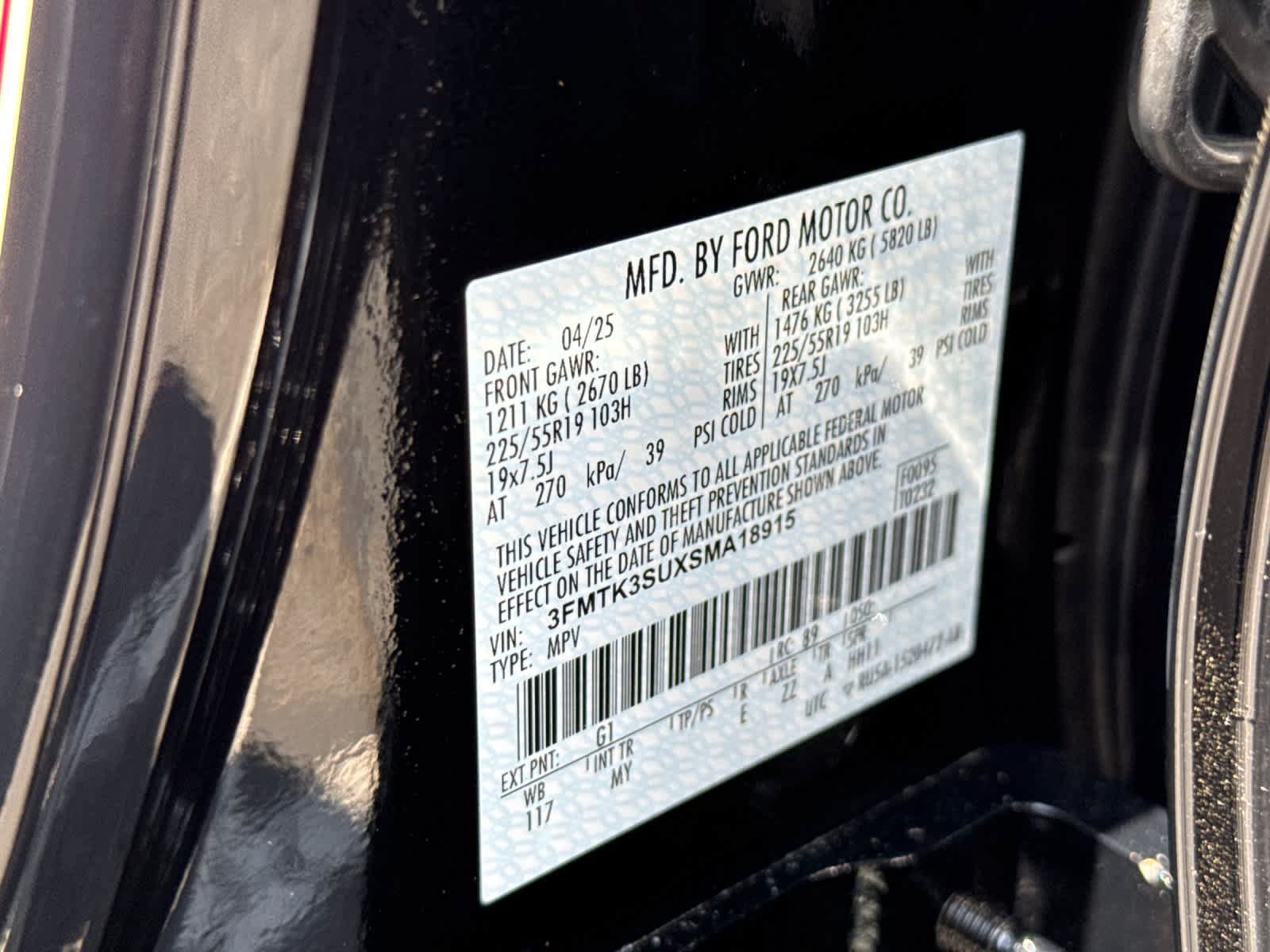 Certified 2025 Ford Mustang Mach-E Premium AWD/4WD image 28