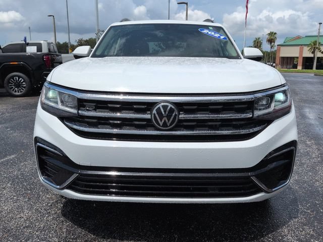 Used 2021 Volkswagen Atlas SE w/ Panoramic Sunroof Package FWD image 3