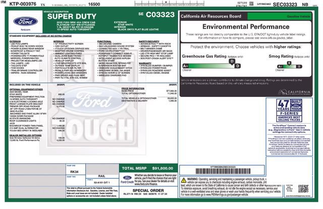 Certified 2025 Ford F250 Platinum w/ Tremor Off-Road Package AWD/4WD image 27