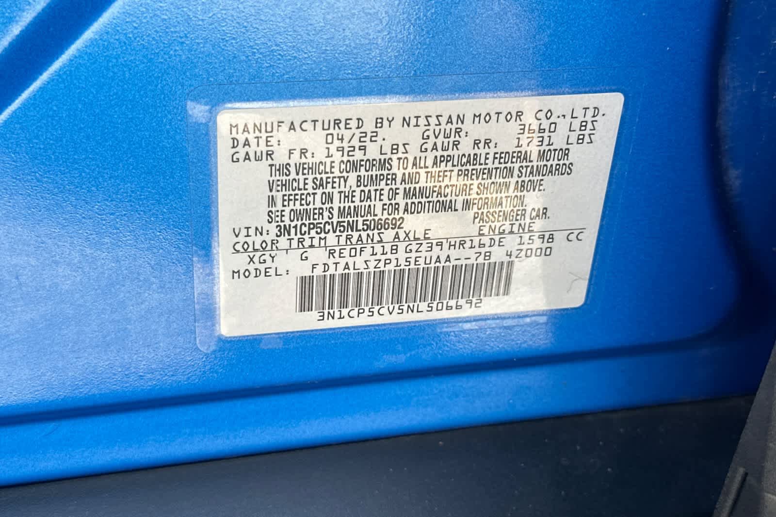 Used 2022 Nissan Kicks SV FWD image 29
