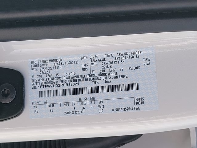 Certified 2024 Ford F150 Platinum w/ Equipment Group 702A High AWD/4WD image 18