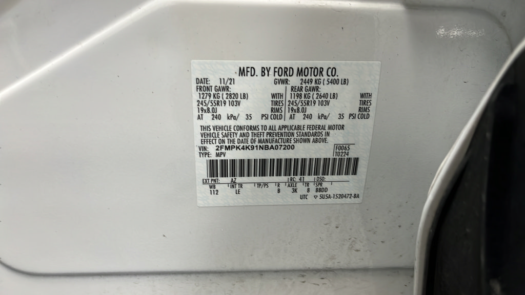 Certified 2022 Ford Edge Titanium w/ Class II Trailer Tow Package AWD/4WD image 29